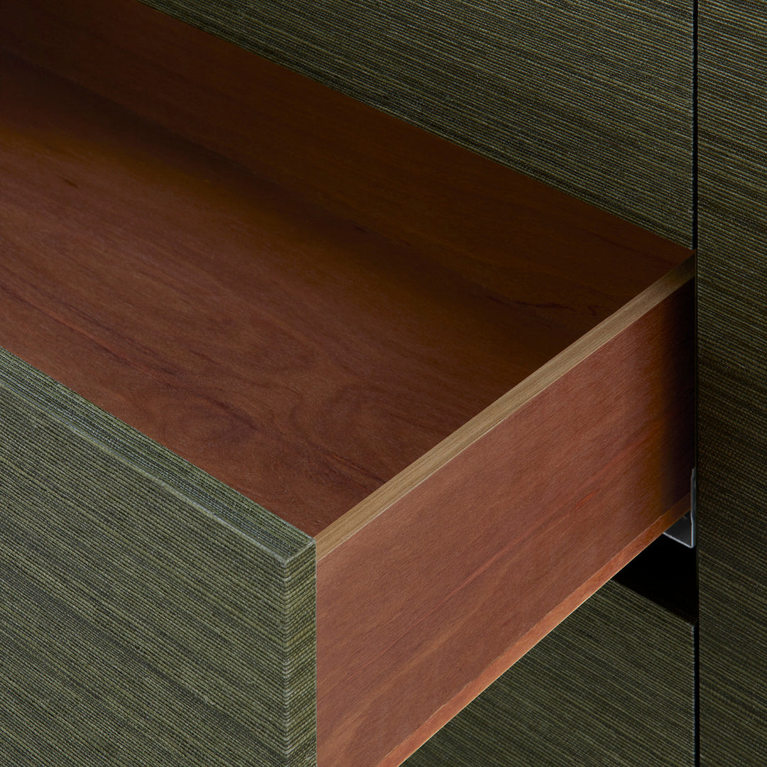 Camden 3-Drawer Side Table Deep Olive