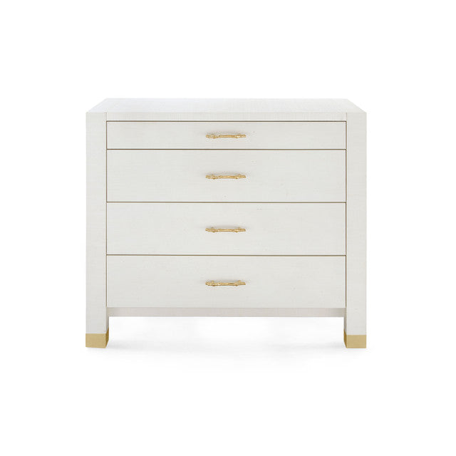 Camden Large 4-Drawer Sand White