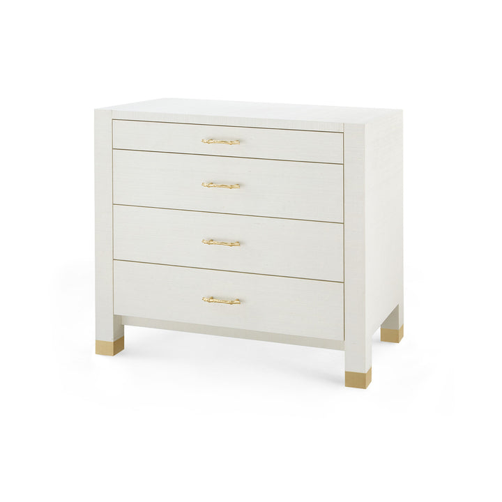 Camden Large 4-Drawer Sand White