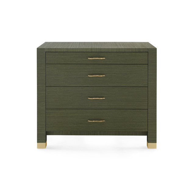 Camden Large 4-Drawer Deep Olive