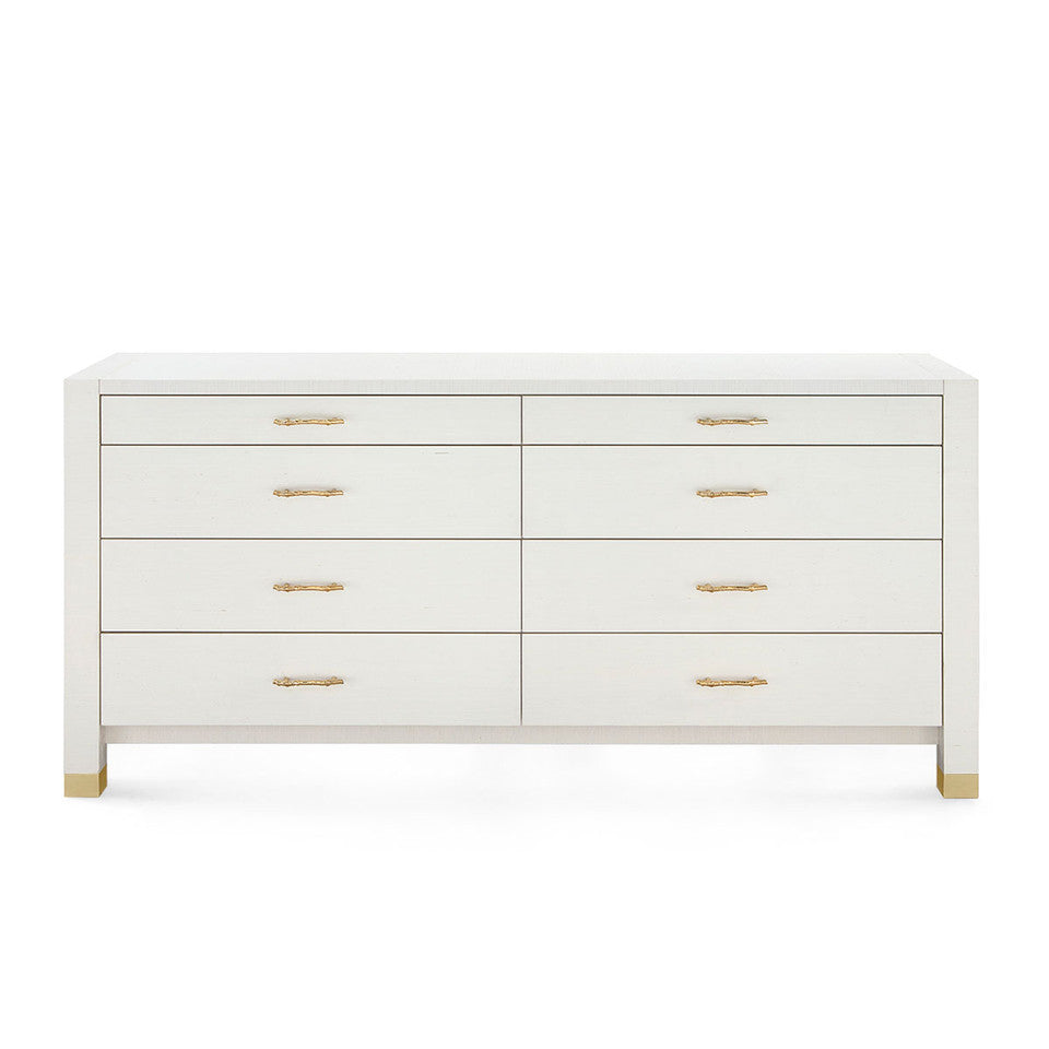 Camden Extra Large 8-Drawer Sand White