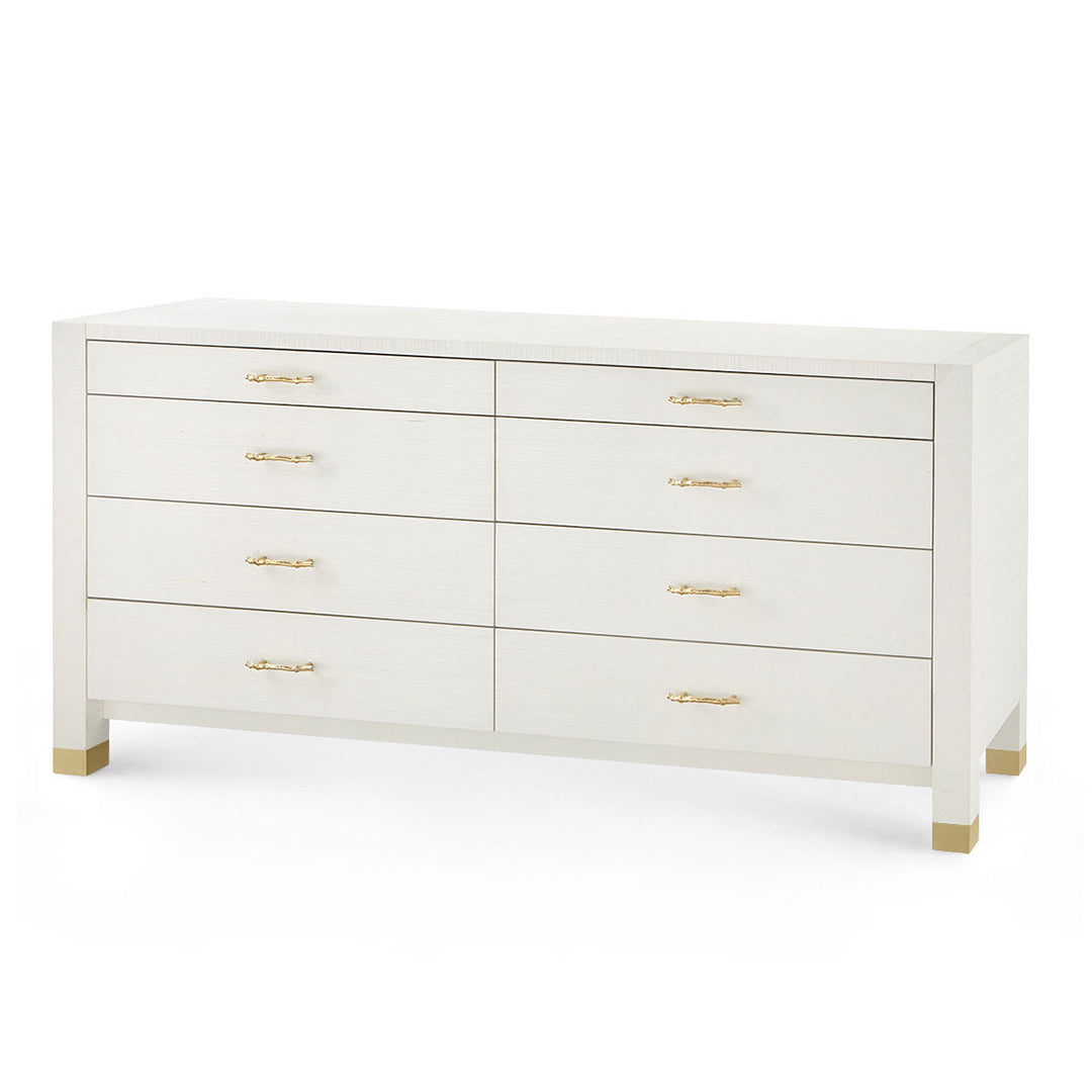 Camden Extra Large 8-Drawer Sand White