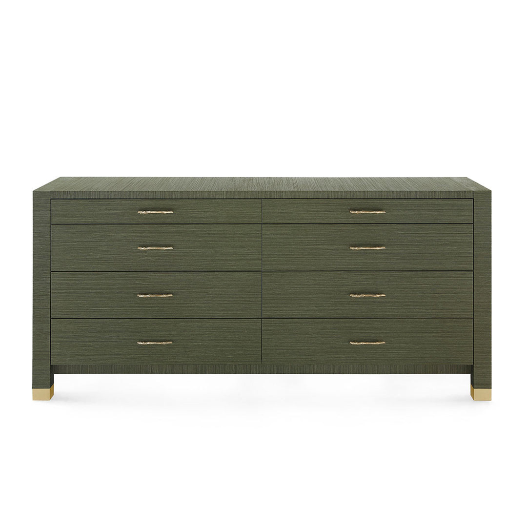Camden Extra Large 8-Drawer Deep Olive