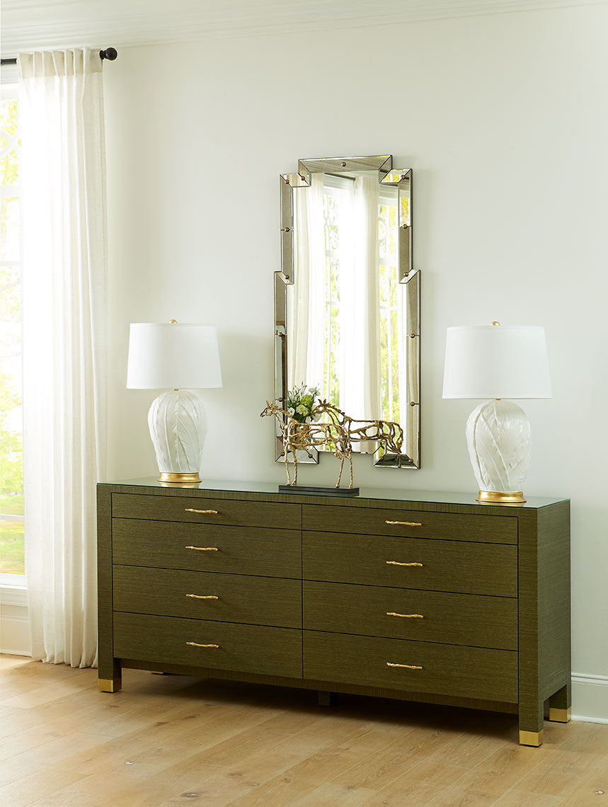 Camden Extra Large 8-Drawer Deep Olive