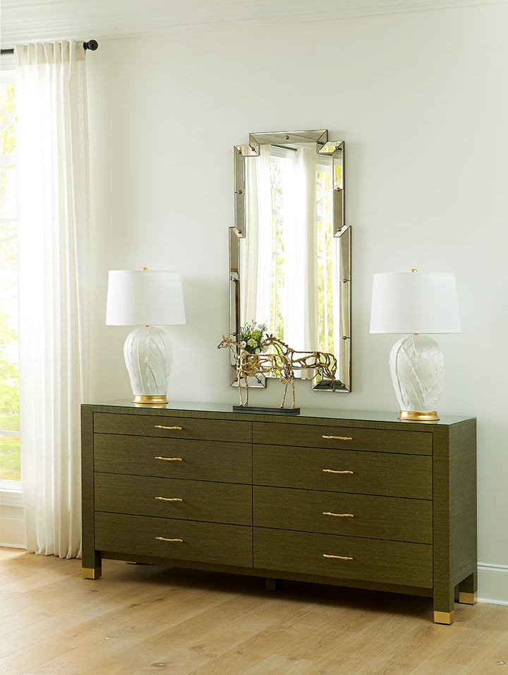 Camden Extra Large 8-Drawer Deep Olive