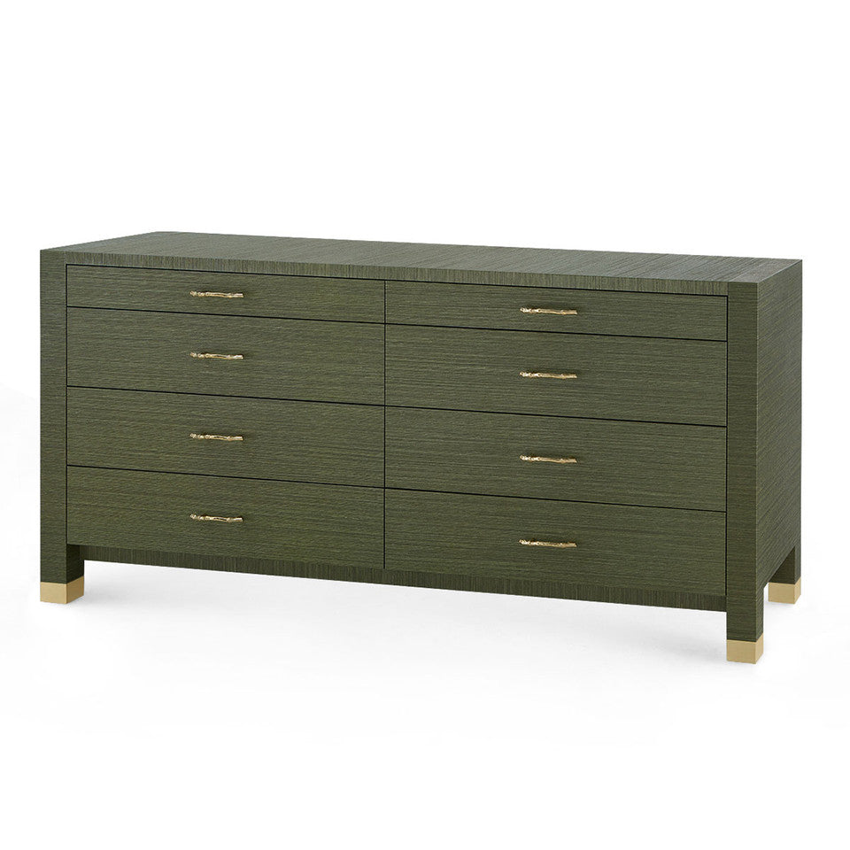 Camden Extra Large 8-Drawer Deep Olive