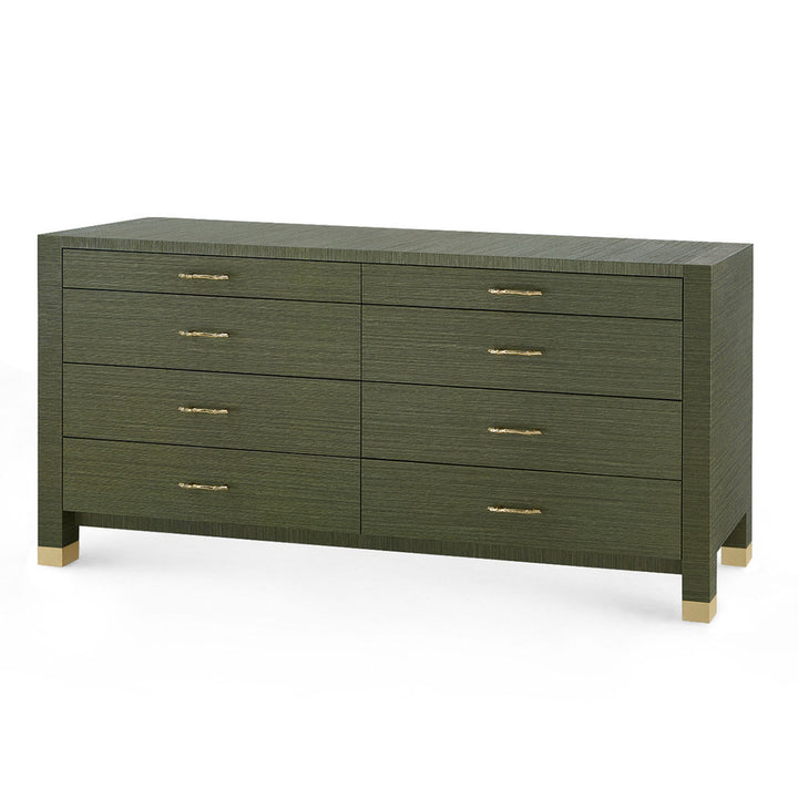 Camden Extra Large 8-Drawer Deep Olive