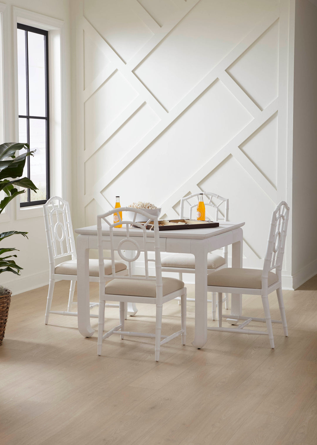 Chloe Side Chair Eggshell White