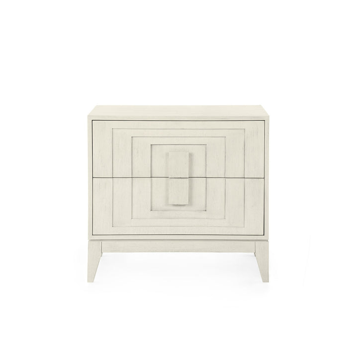 Cooper 2-Drawer Side Table - Sailcloth Sheen