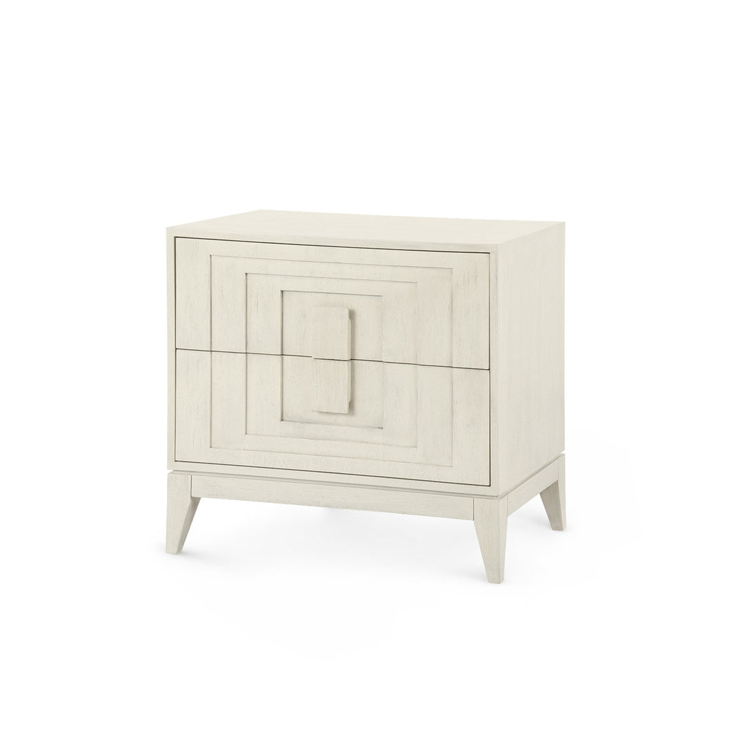 Cooper 2-Drawer Side Table - Sailcloth Sheen