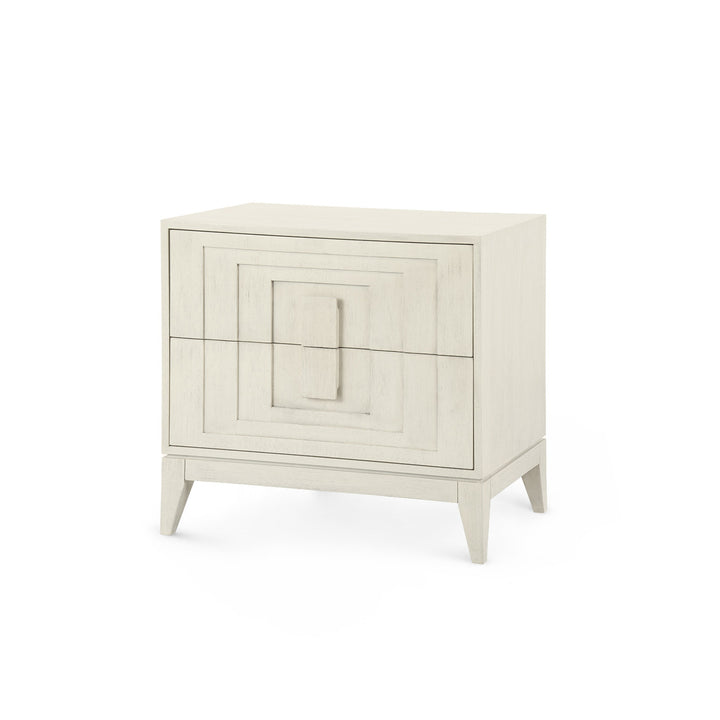 Cooper 2-Drawer Side Table - Sailcloth Sheen