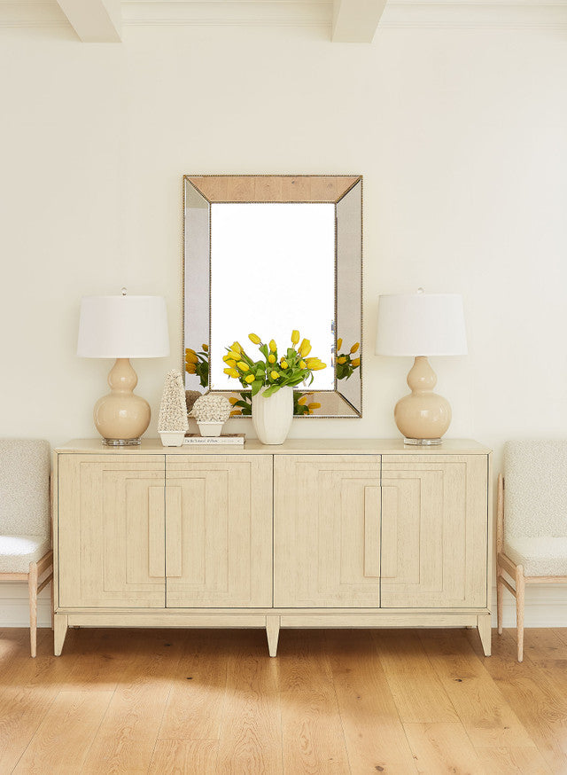 Cooper 4-Door Cabinet - Sailcloth Sheen