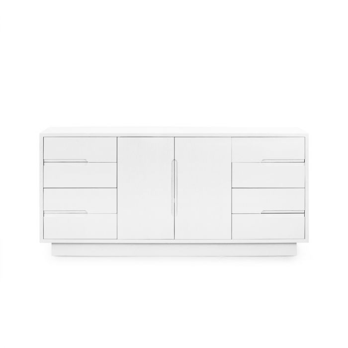 Cora 8-Drawer &amp; 2-Door Cabinet - Soft White
