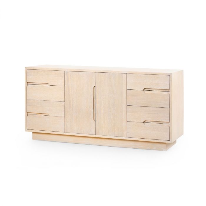 Cora 8-Drawer &amp; 2-Door Cabinet - Sand