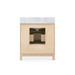 Caspian 2-Drawer 30" Bath Vanity Marble Top Sand