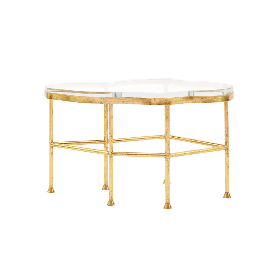 Cristal Coffee Table - Gold Leaf