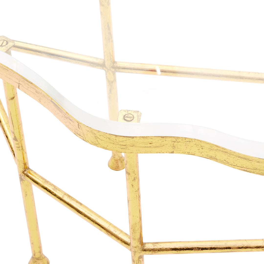 Cristal Coffee Table - Gold Leaf