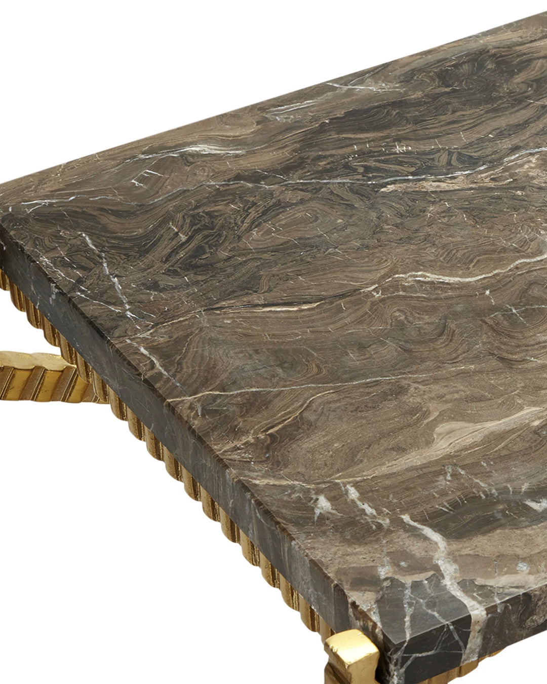 Flying Marble Gold Console Table