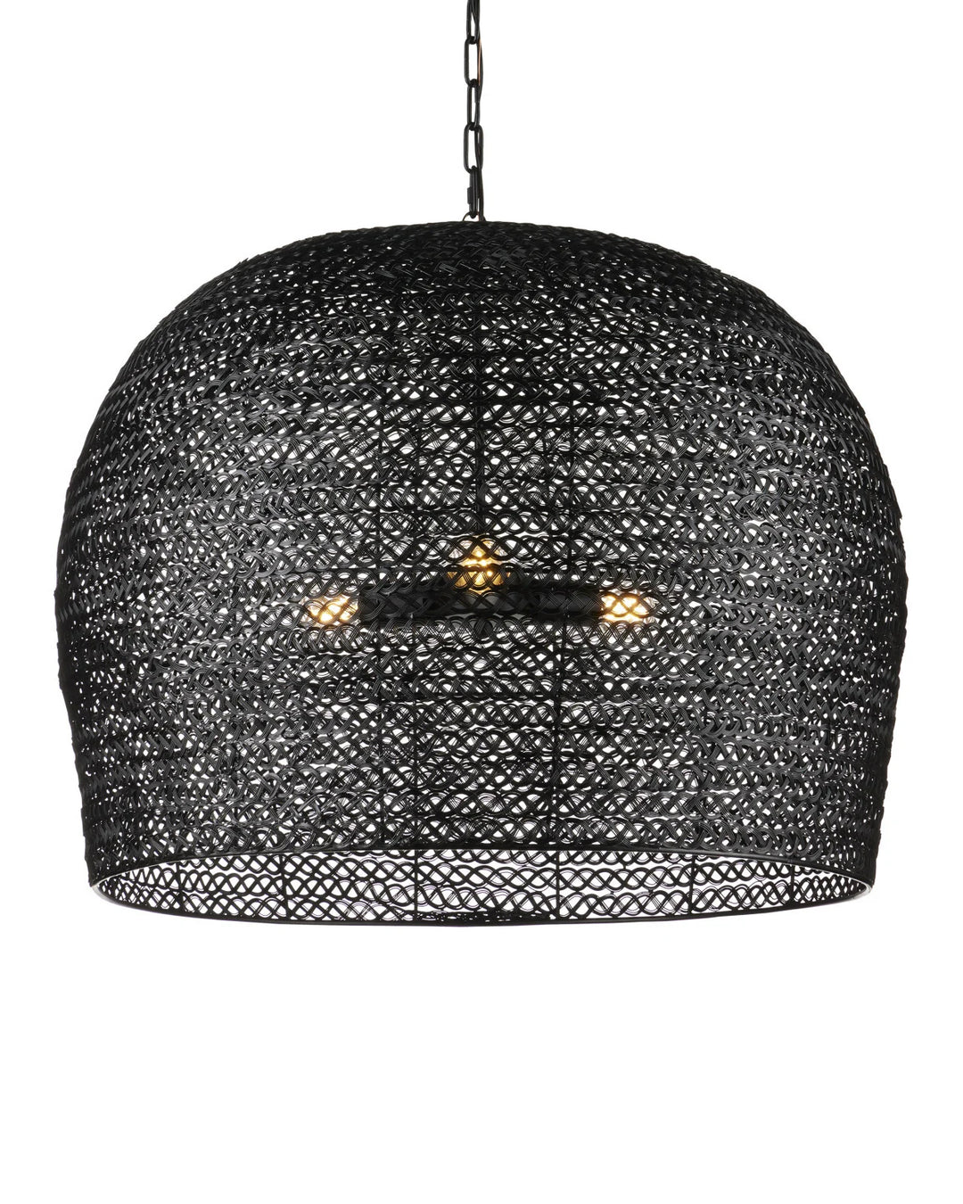 Piero Large Black Chandelier