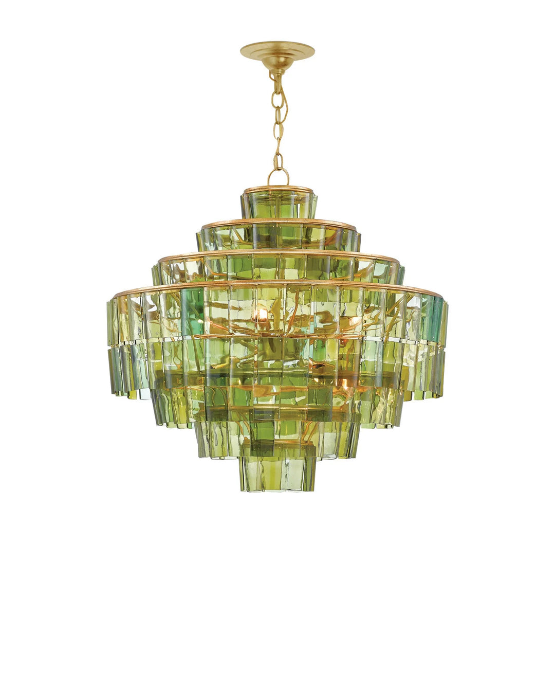 Sommelier Green Chandelier