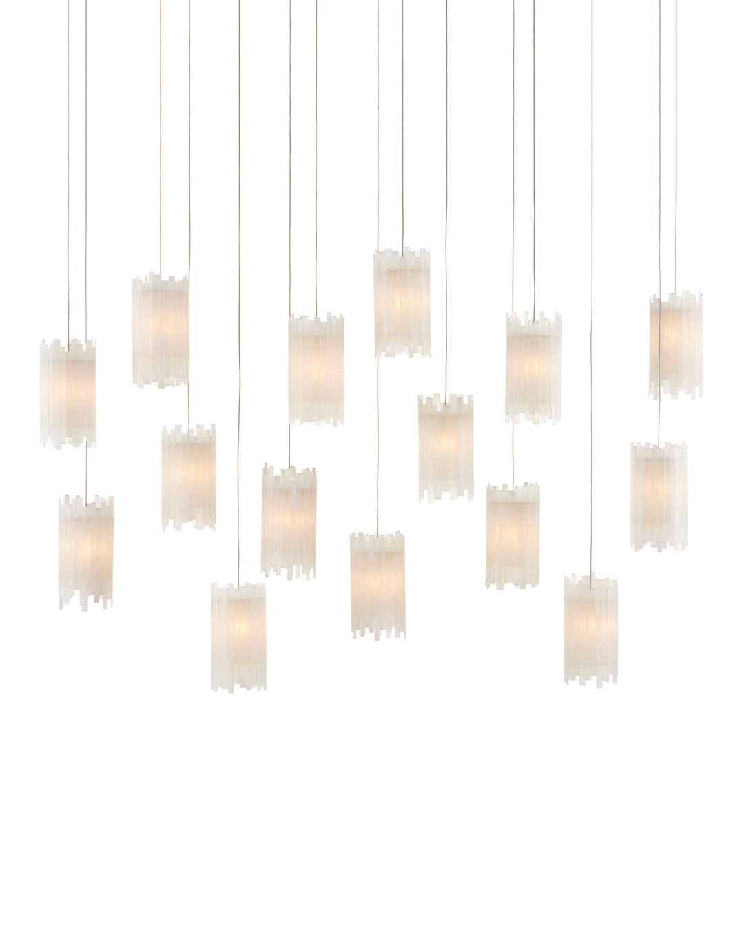 Escenia 15-Light Round Multi-Drop Pendant