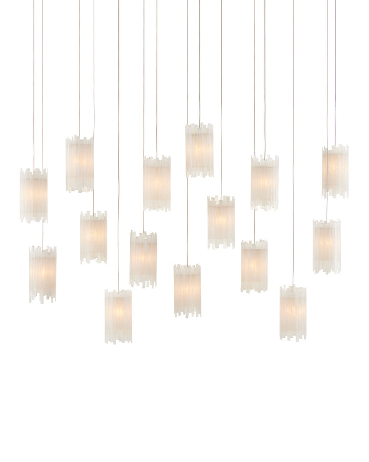 Escenia 15-Light Round Multi-Drop Pendant