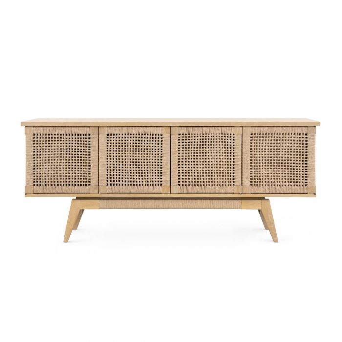 Dante 4-Door Cabinet, Natural