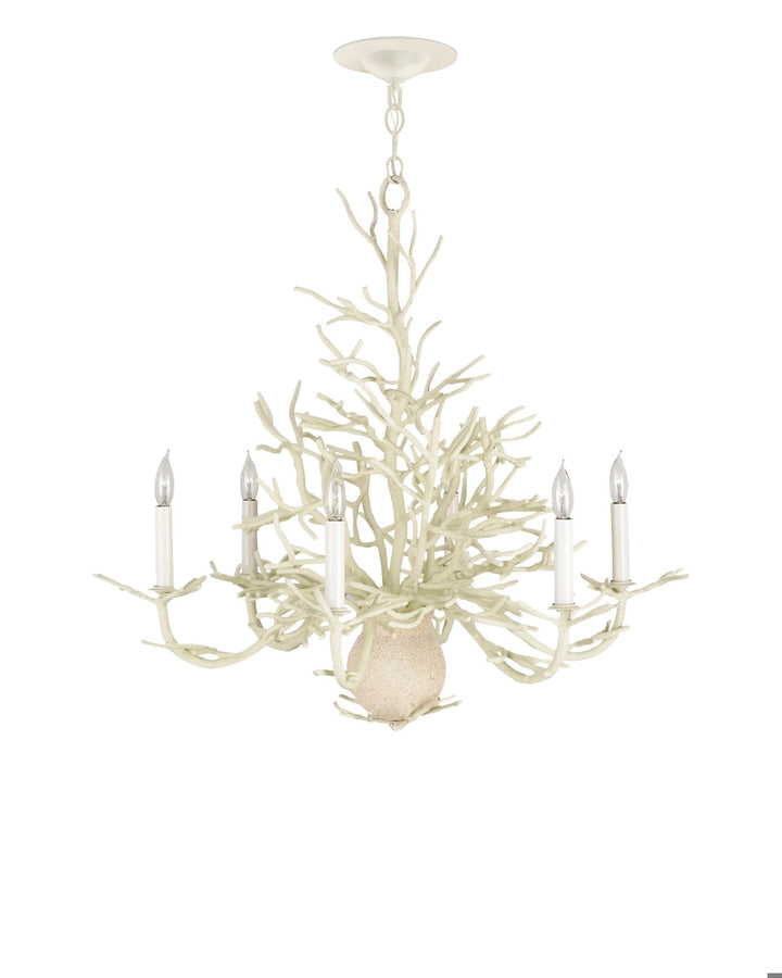 Seaward White Chandelier- Small