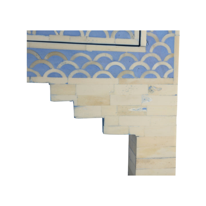 Milford Chest - White &amp; Blue