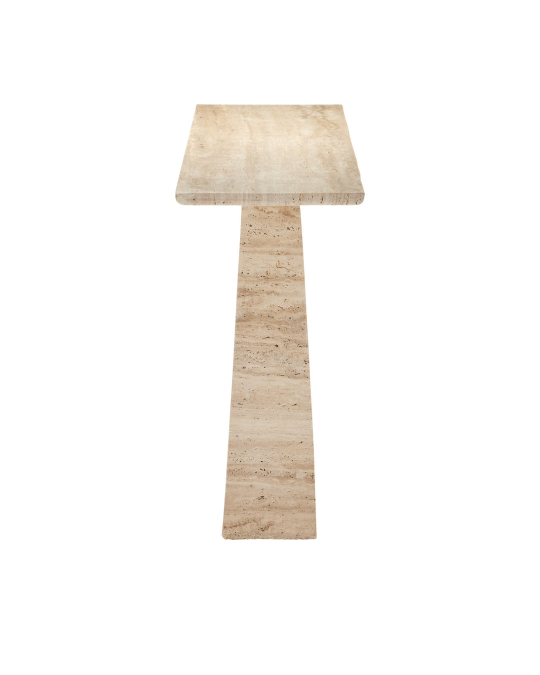 Demi Travertine Console Table Natural