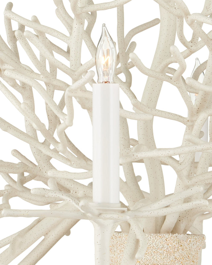 Seaward White Chandelier- Small