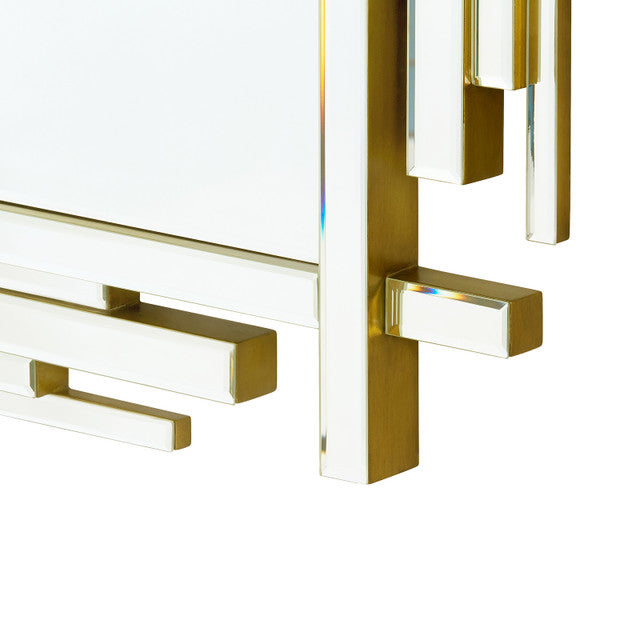 Edith Mirror Polished Brass