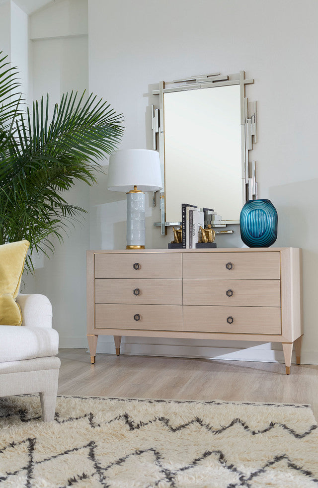Edith Mirror Polished Brass