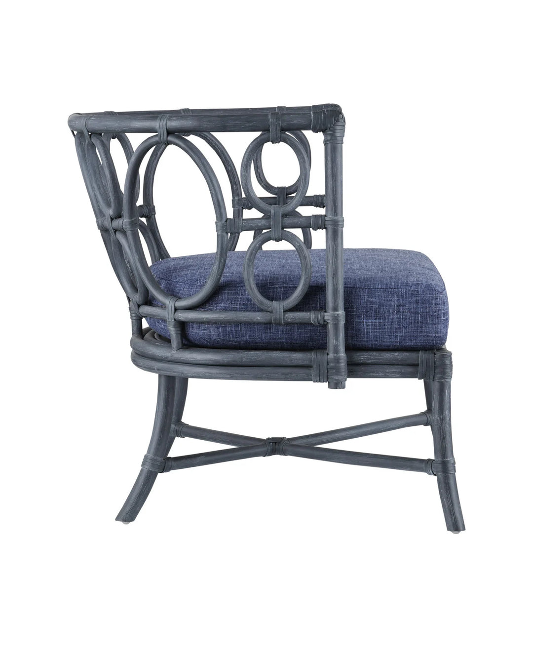 Tegal Natural Chair - Finn Indigo