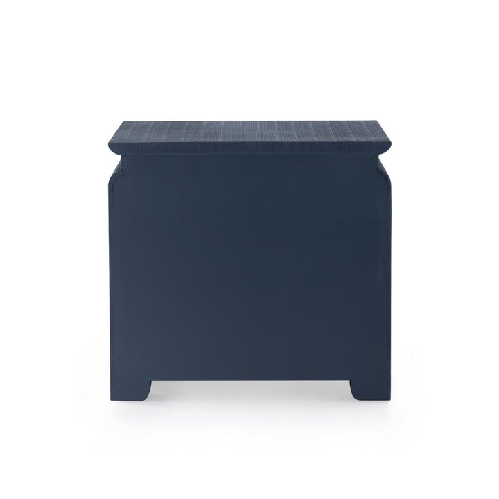 Elina 3-Drawer Side Table Storm Blue