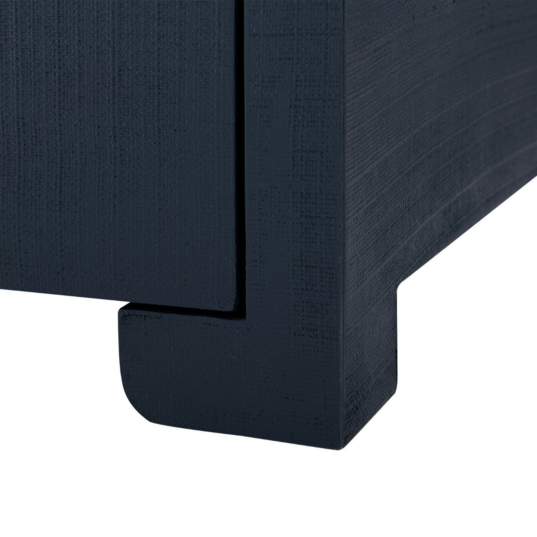 Elina 3-Drawer Side Table Storm Blue