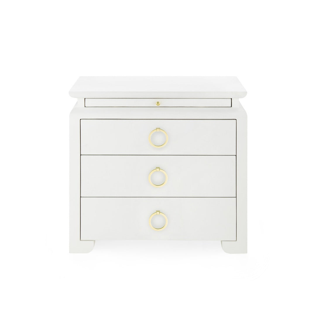 Elina 3-Drawer Side Table Vanilla
