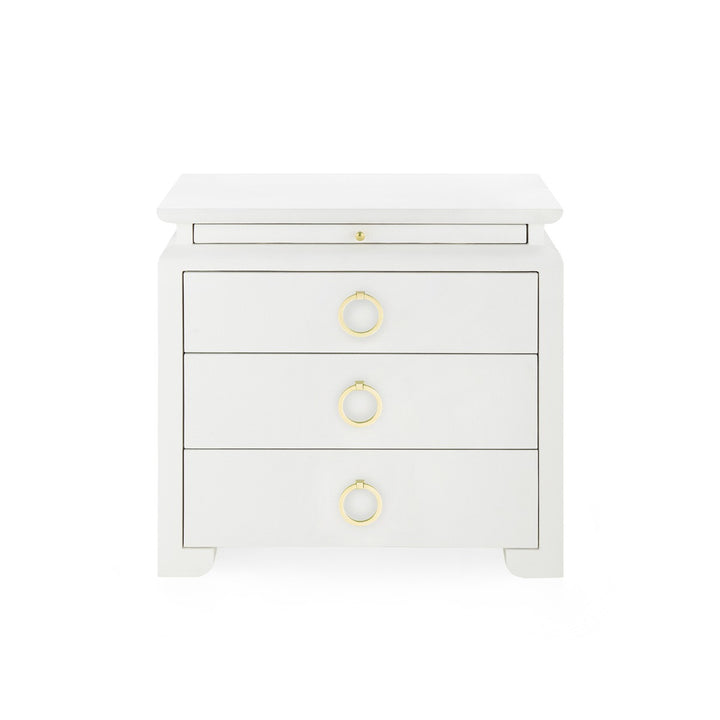 Elina 3-Drawer Side Table Vanilla