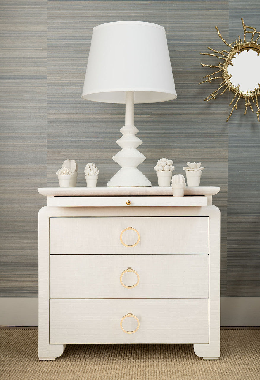 Elina 3-Drawer Side Table Vanilla