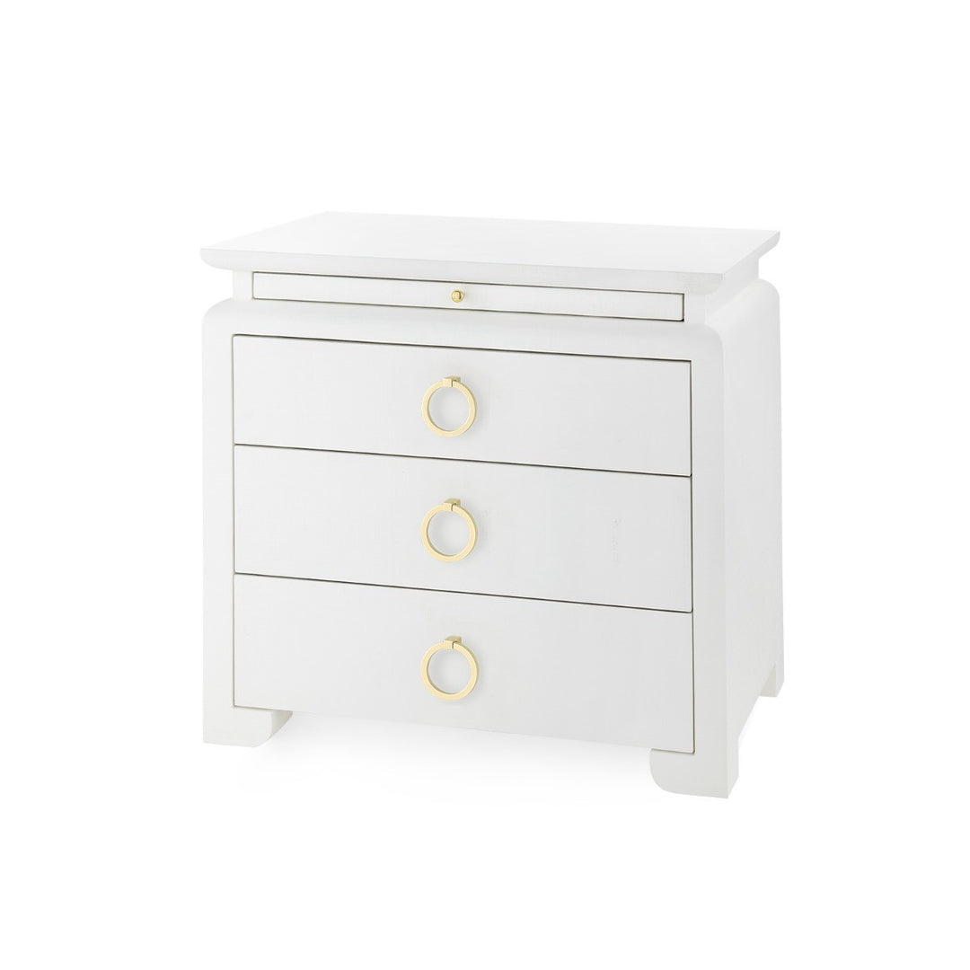Elina 3-Drawer Side Table Vanilla