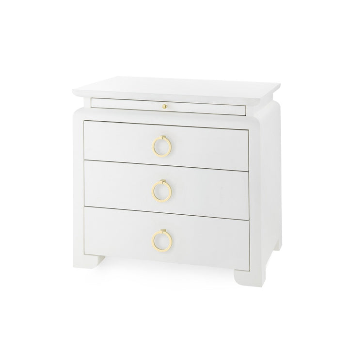 Elina 3-Drawer Side Table Vanilla