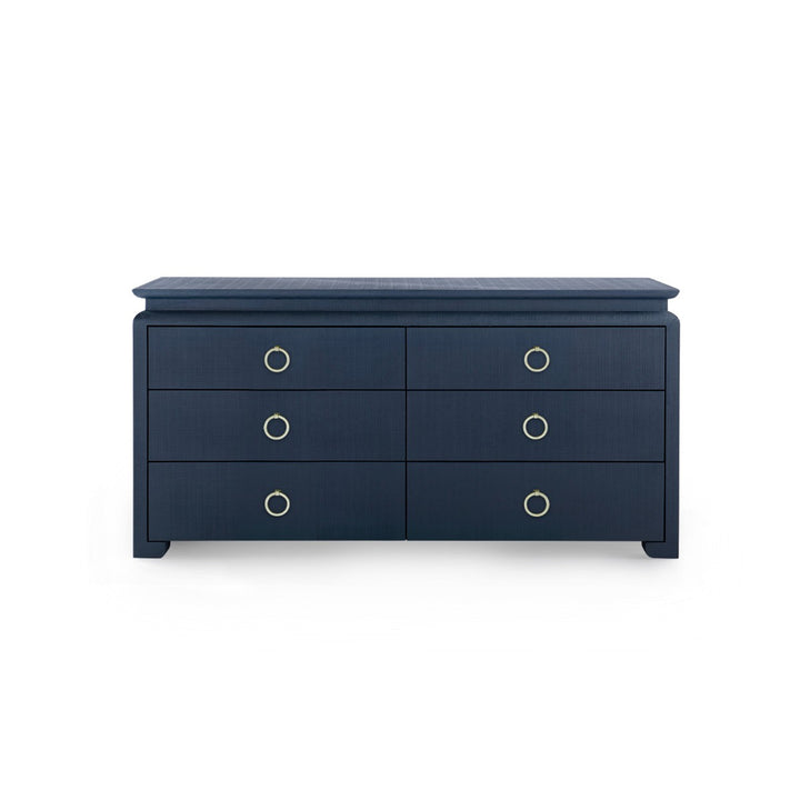 Elina Extra Large 6-Drawer Storm Blue