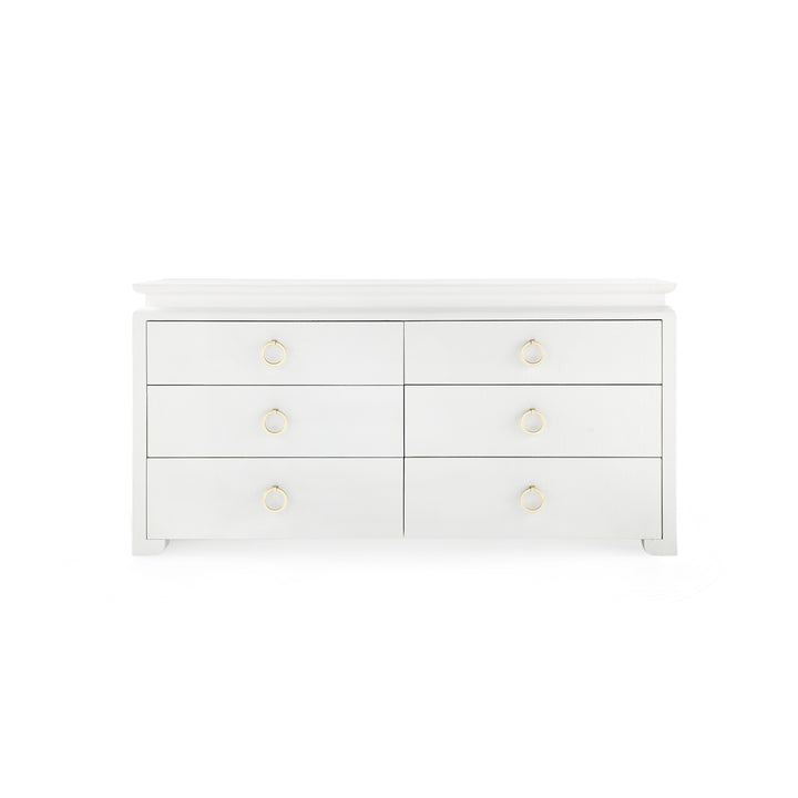 Elina Extra Large 6-Drawer Vanilla