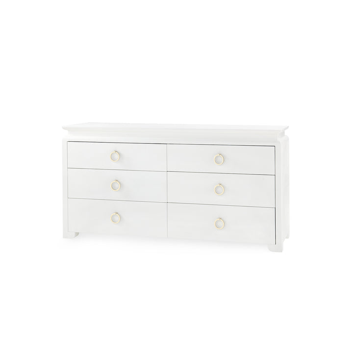 Elina Extra Large 6-Drawer Vanilla