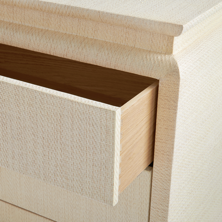 Elina Extra Large 6-Drawer Natural Twill