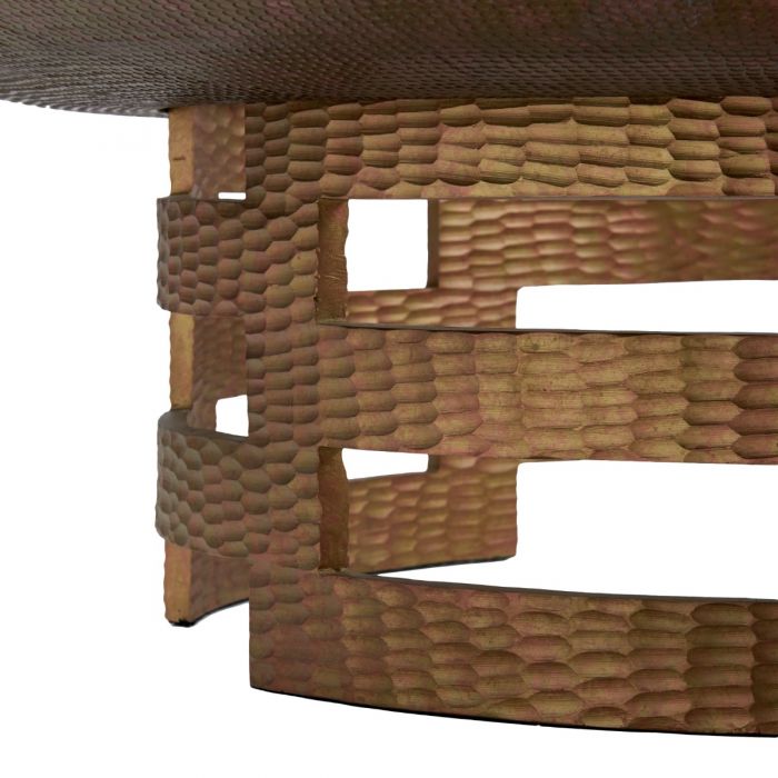 Ella Coffee Table, Antique Brass