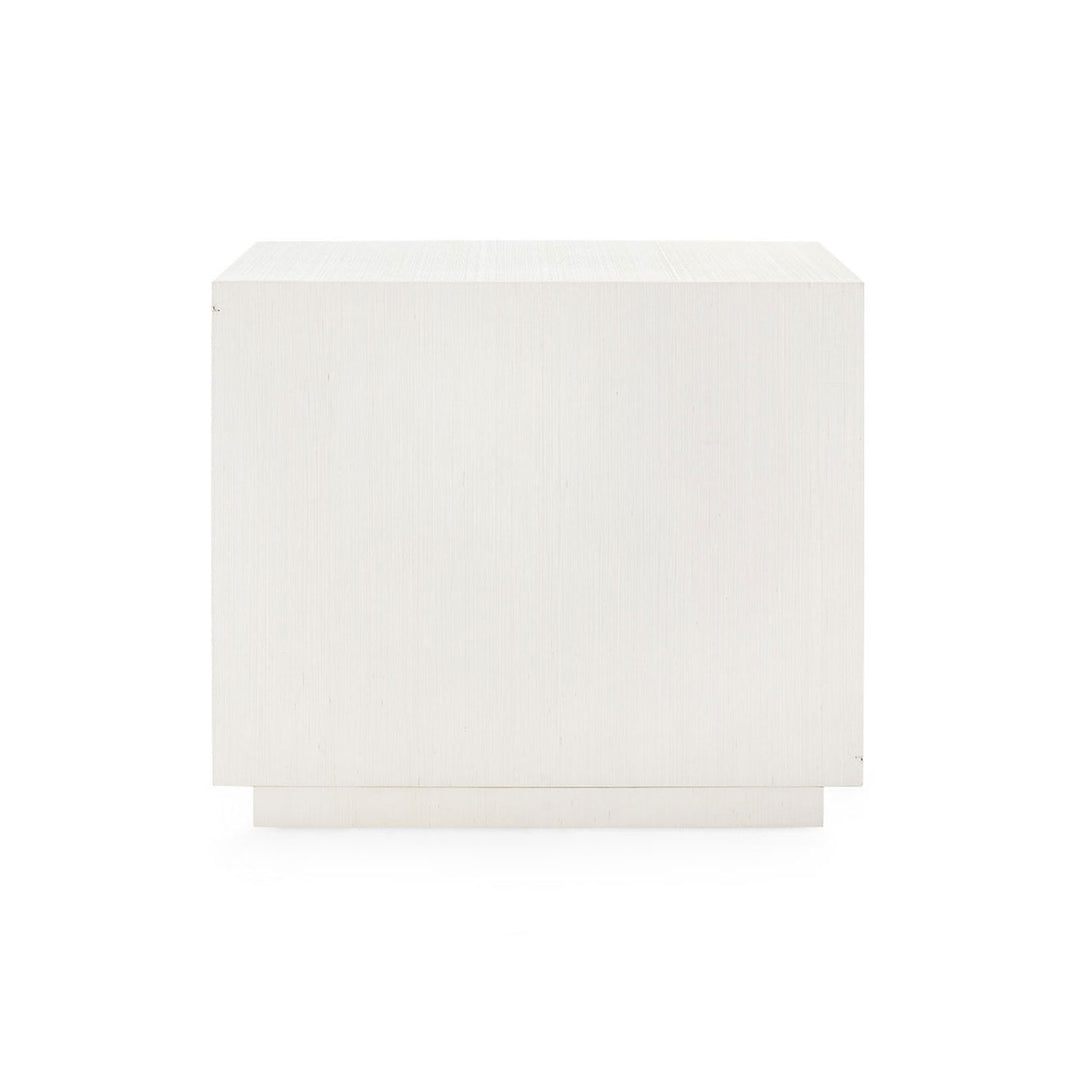 Ethan 3-Drawer Side Table Sand White