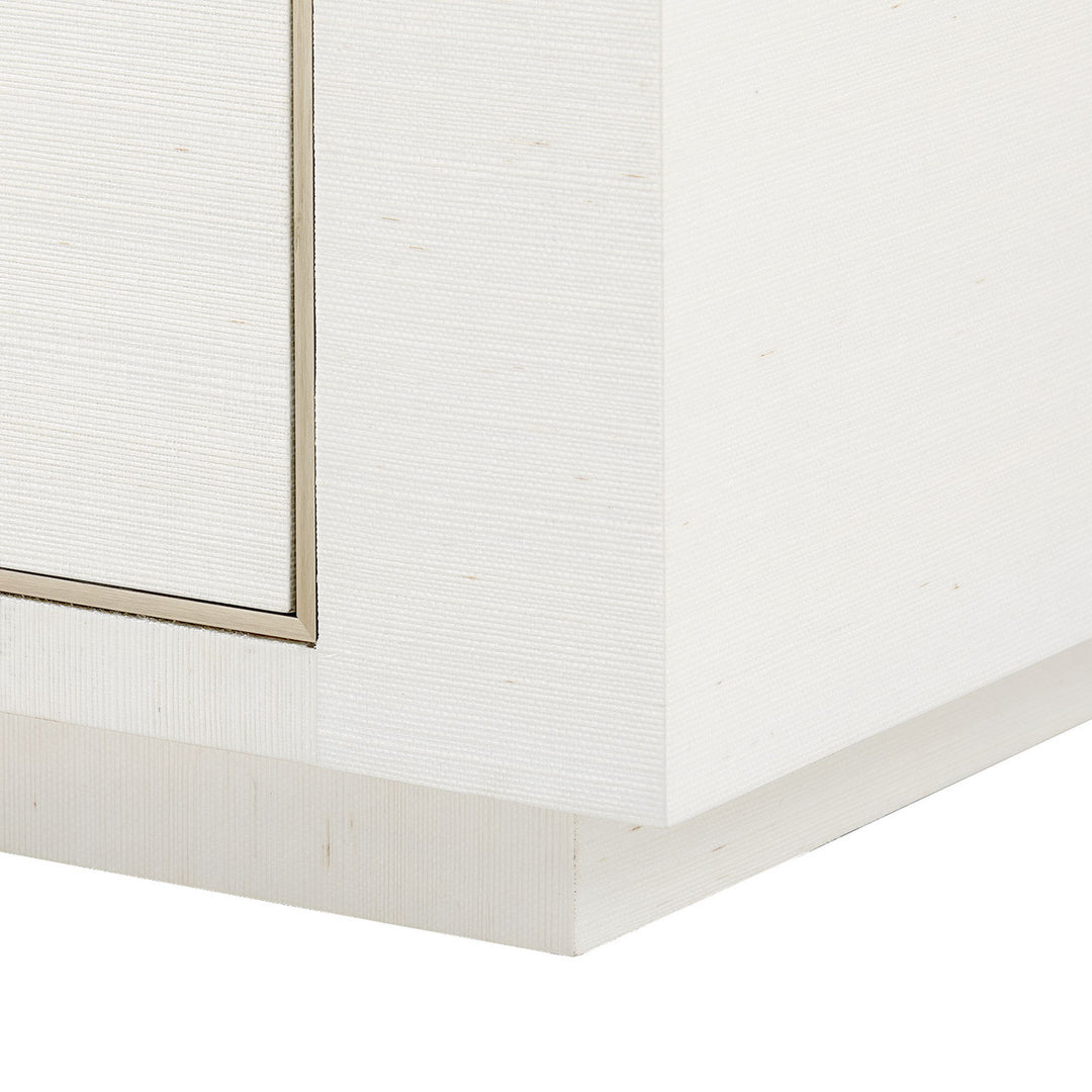 Ethan 3-Drawer Side Table Sand White