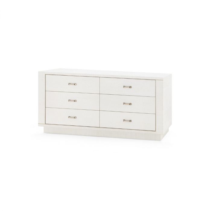 Ethan 6-Drawer Chest Sand White