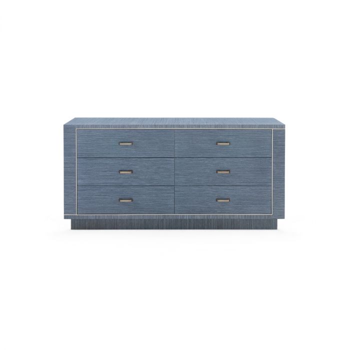 Ethan 6-Drawer Navy Blue